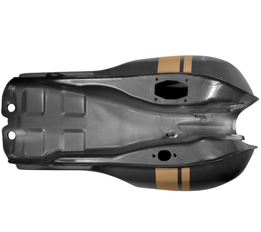 Zbiornik paliwa bak czarny mat wersja 2 cafe racer 50 - zdjęcie 2