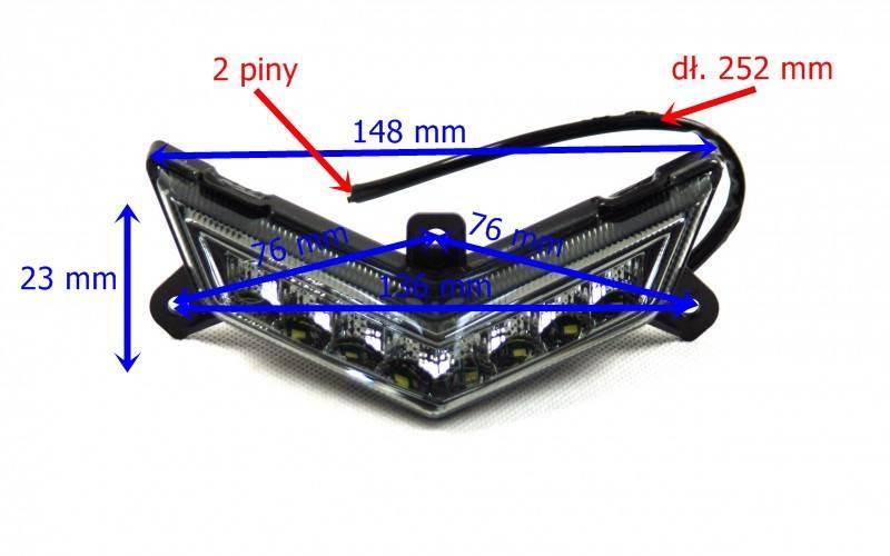 Lampa pozycyjna przednia ledowa skuter b-max - zdjęcie 2