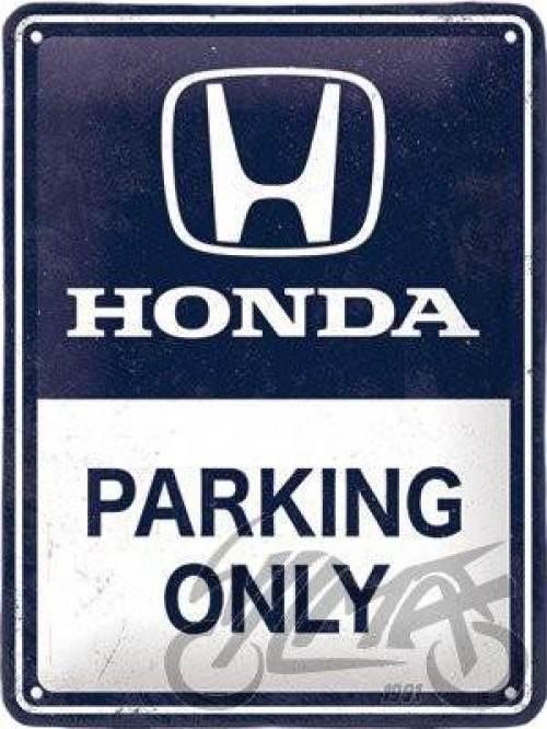 Tablica plakat 15x20 honda am parking only 26269