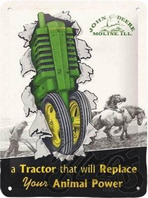 Tablica plakat 15x20 john deere tractor 26267