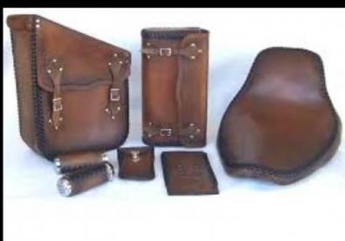 Sakwa rolka osłona manetek pokrowiec ekoskóra kpl