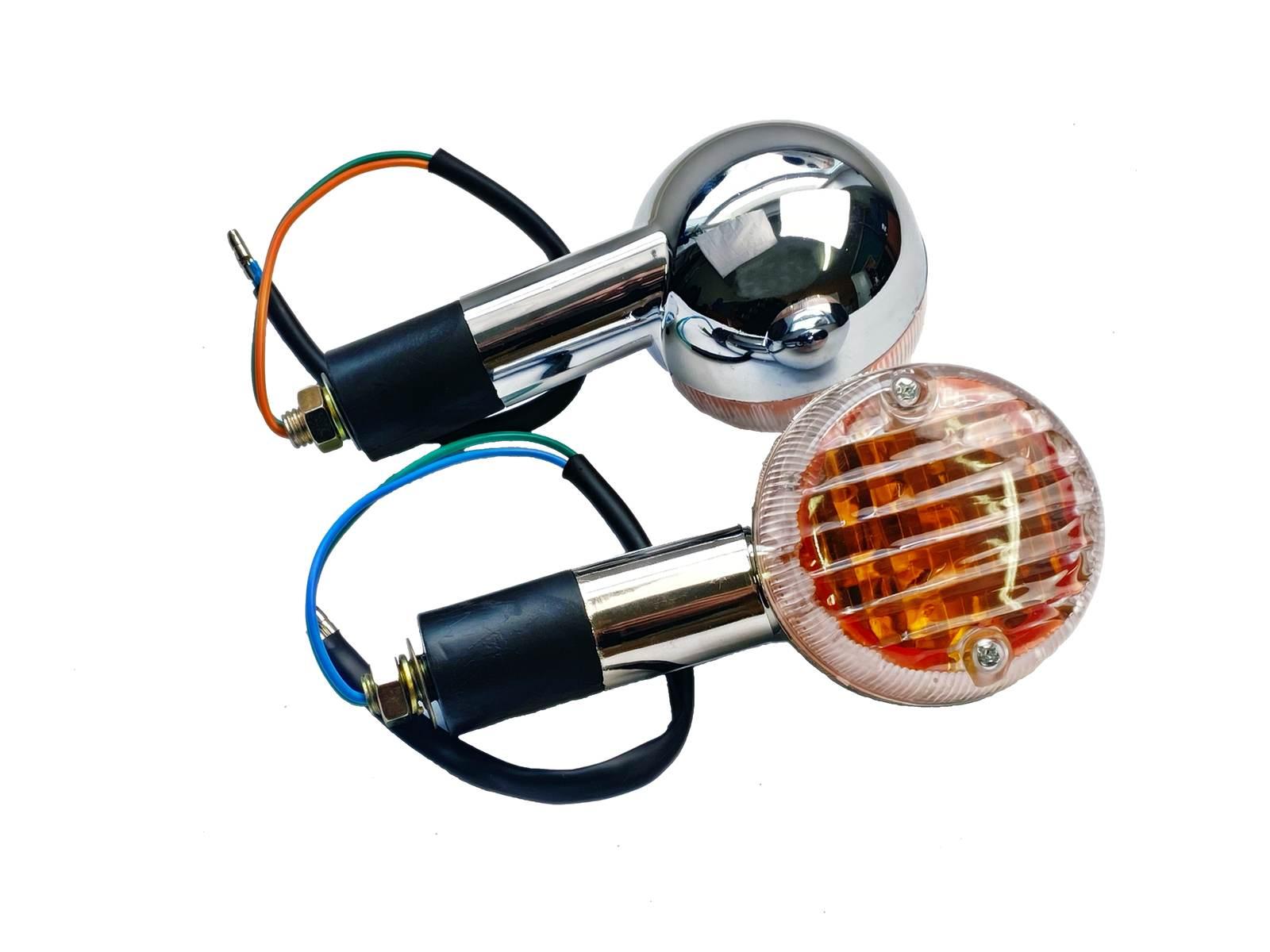 Kierunkowskazy Tylne Motocyklowy Chrom MotoGeneric