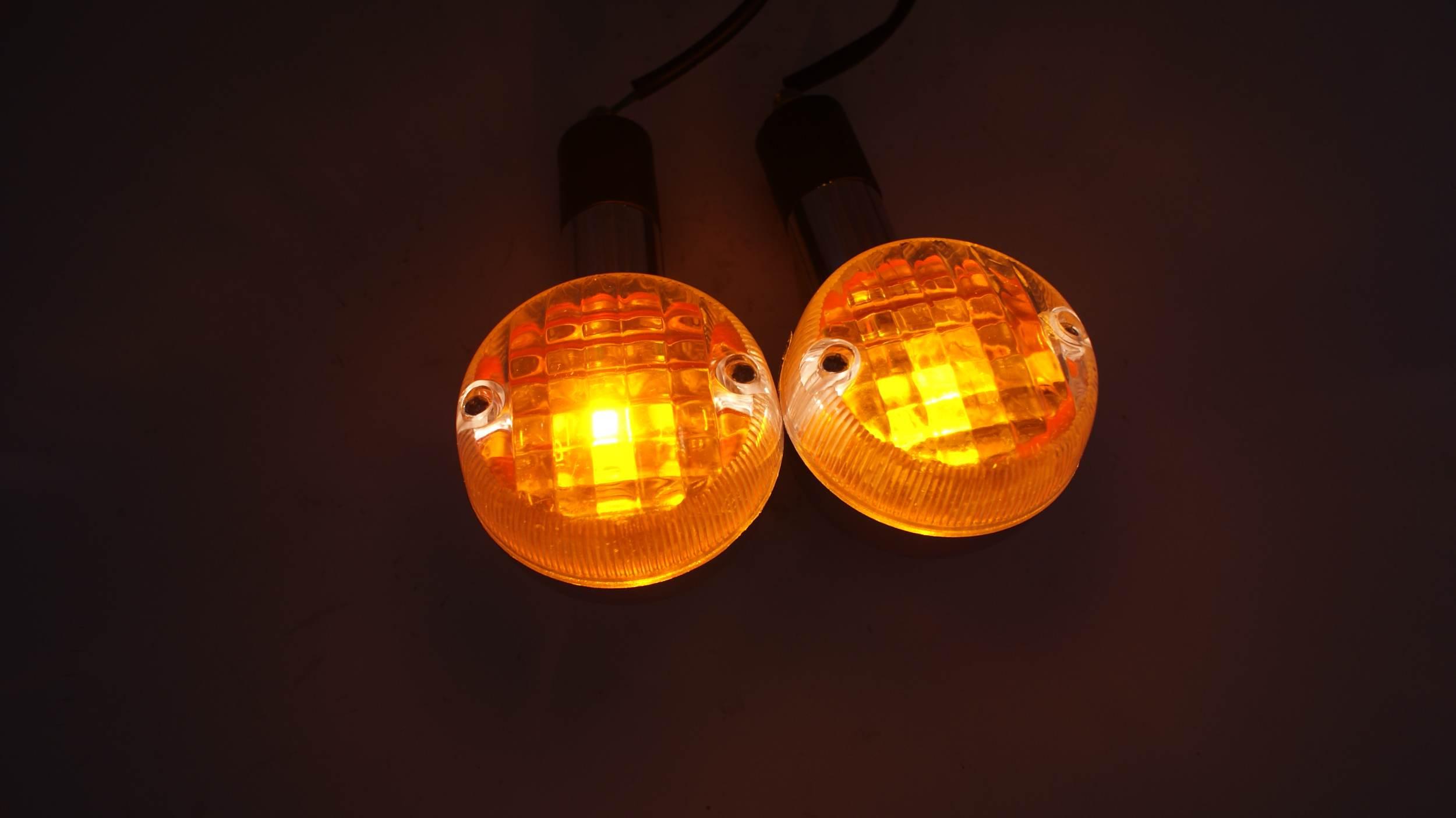 Kierunkowskazy Tylne Motocyklowy Chrom MotoGeneric - zdjęcie 2