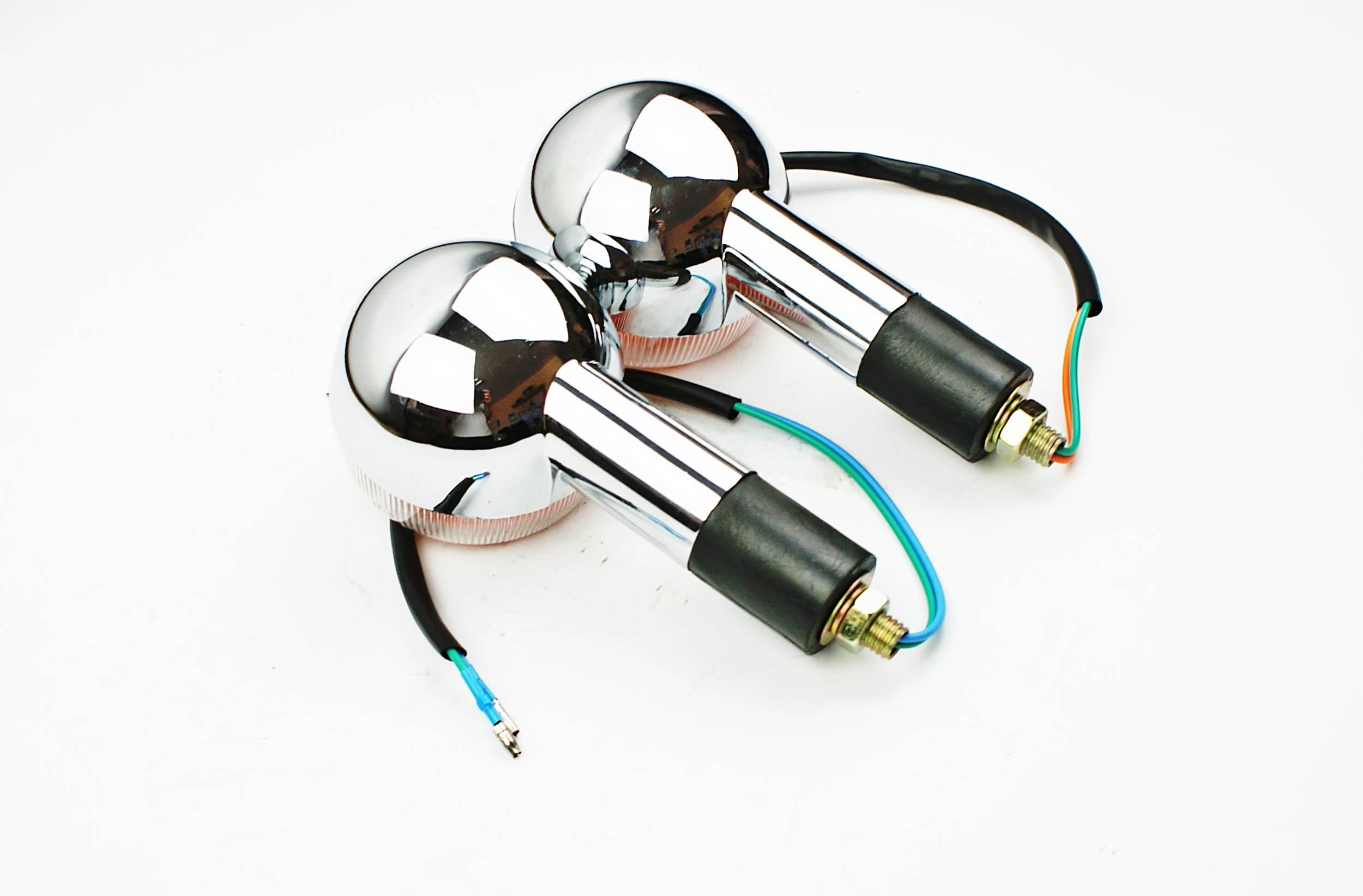 Kierunkowskazy Tylne Motocyklowy Chrom MotoGeneric - zdjęcie 3