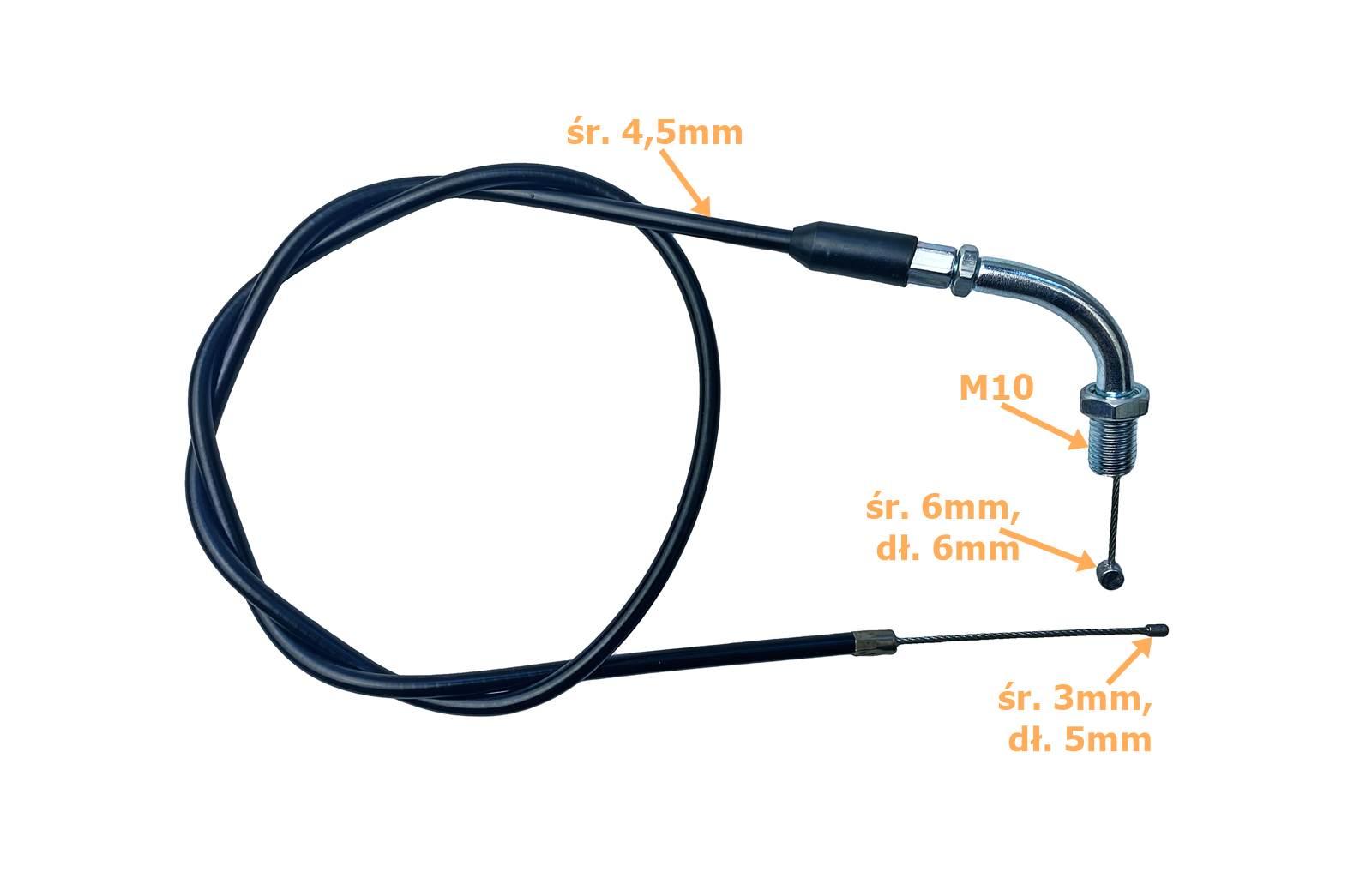 Linka Gazu Cross 110cc 89cm MotoGeneric | C50F2402 - zdjęcie 2