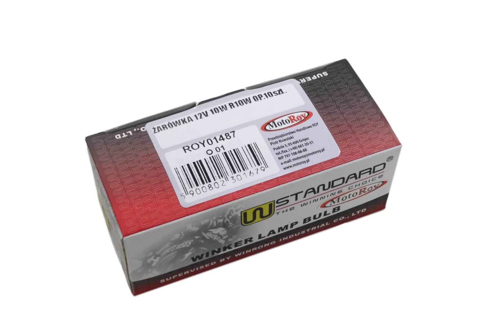 Żarówka 12v 10w r10w op 10 szt | ROY01487 - zdjęcie 2