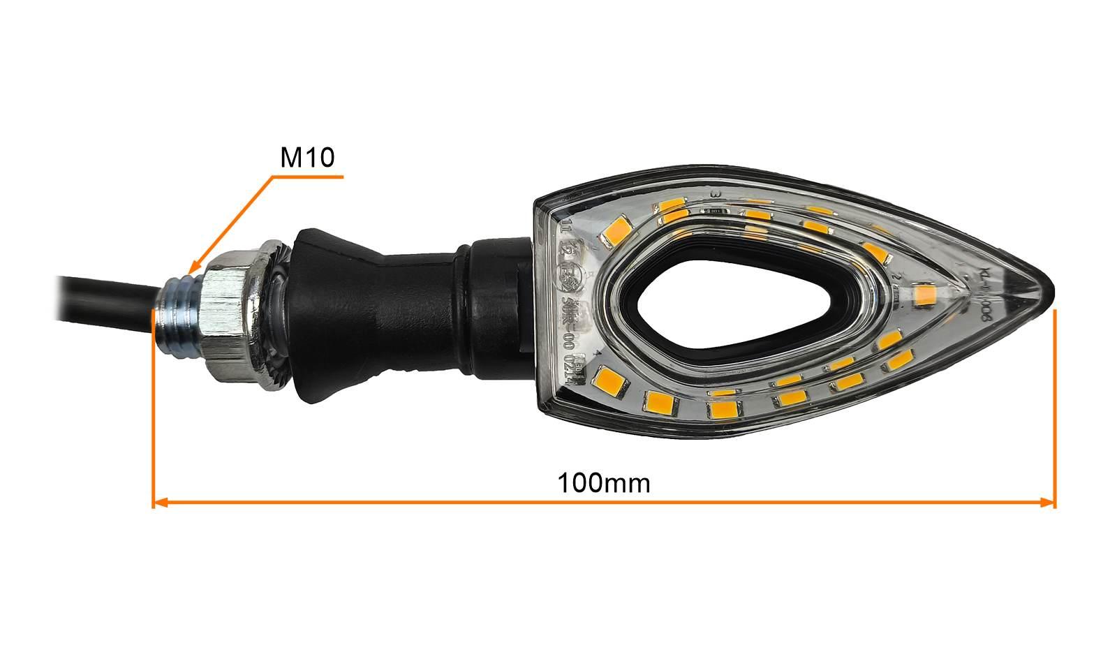 Kierunkowskazy kplm10 12 ledów strzałka z homologacją - zdjęcie 5