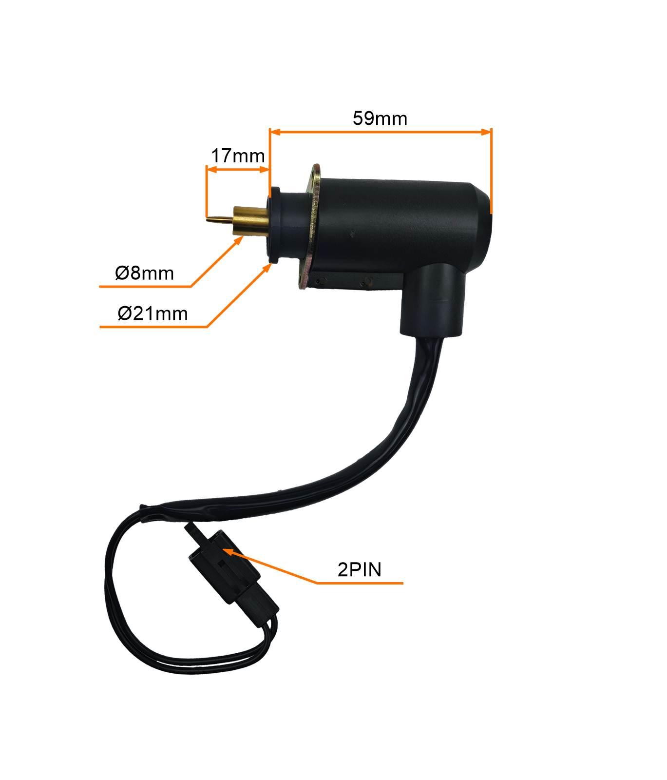 Elektrozawór gaźnika 2t focus zip baotian matrix - zdjęcie 4