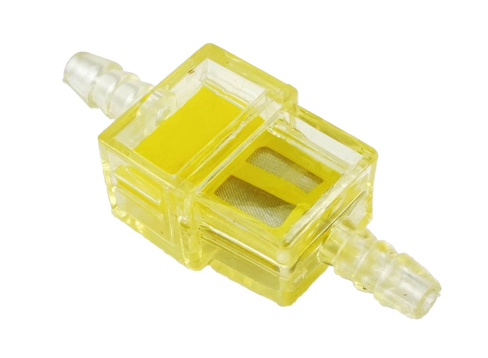 Filtr paliwa uniwersalny fast flow wężyk 7mm żółty