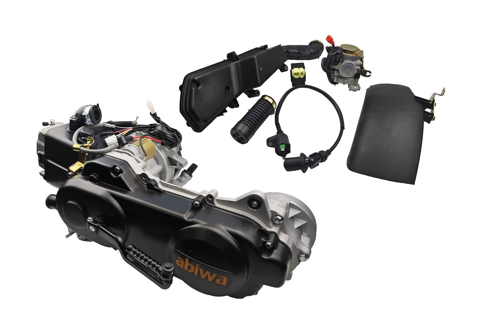 Silnik 139qmb 4t gy6 80ccm 43cm bęben długi wałek filtr "l"