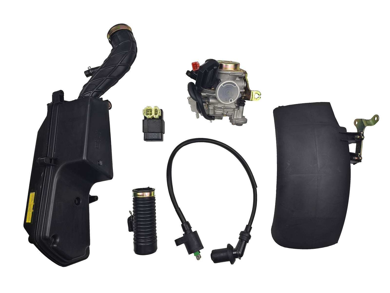 Silnik 139qmb 4t gy6 80ccm 43cm bęben długi wałek filtr "l" - zdjęcie 6