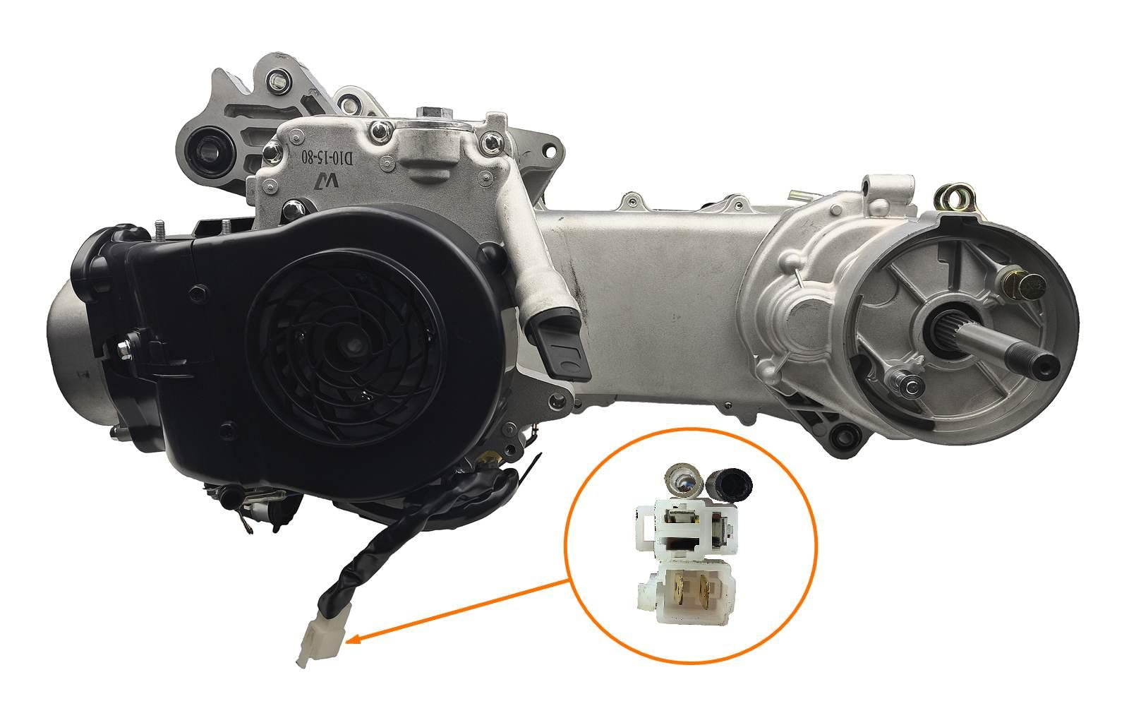 Silnik 139qmb 4t gy6 80ccm 43cm bęben długi wałek filtr "l" - zdjęcie 8