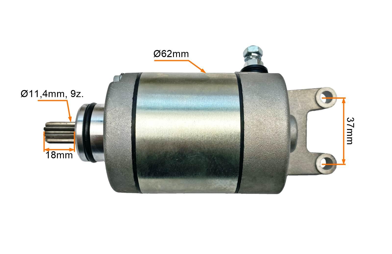 Rozrusznik silnika 125-150 ccm 9 zębów piaggio - zdjęcie 2