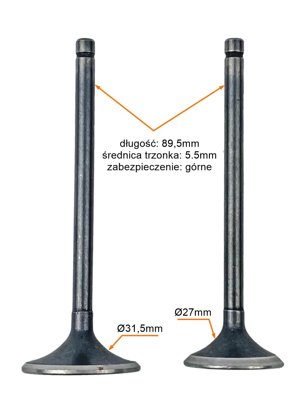 Zawór ssący i wydechowy cross 250 cb250d-g zongshen - zdjęcie 4