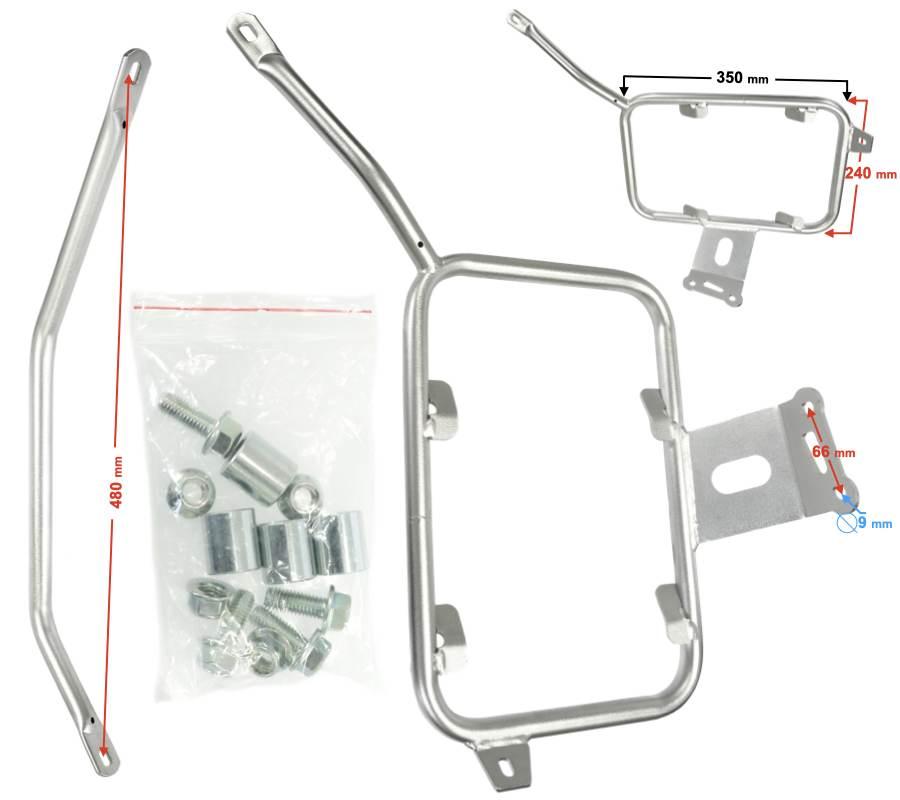 Wspornik kufrów bocznych voge 650ds | WSPVOG100
