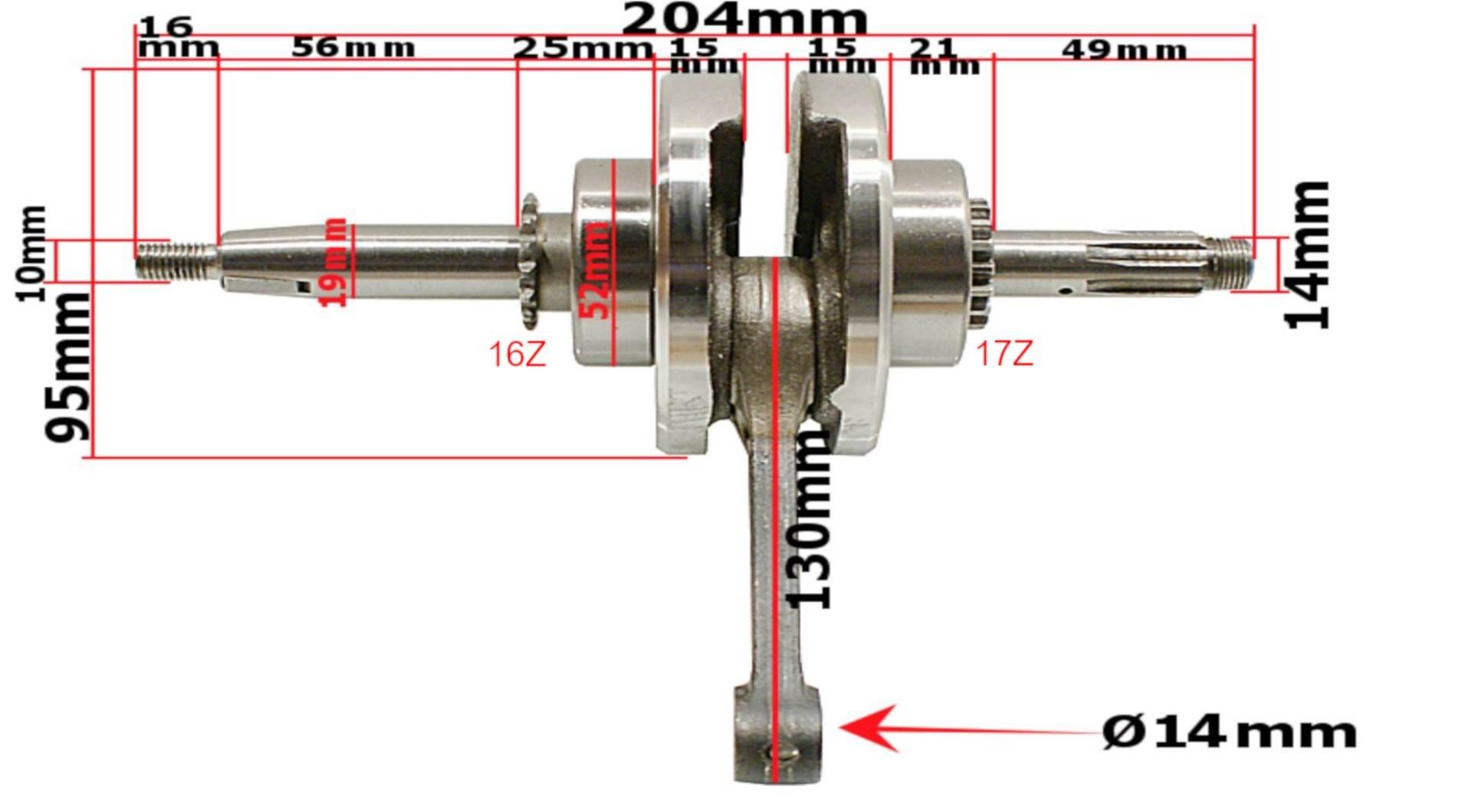 Wał Korbowy Cross 125 | ROY05516