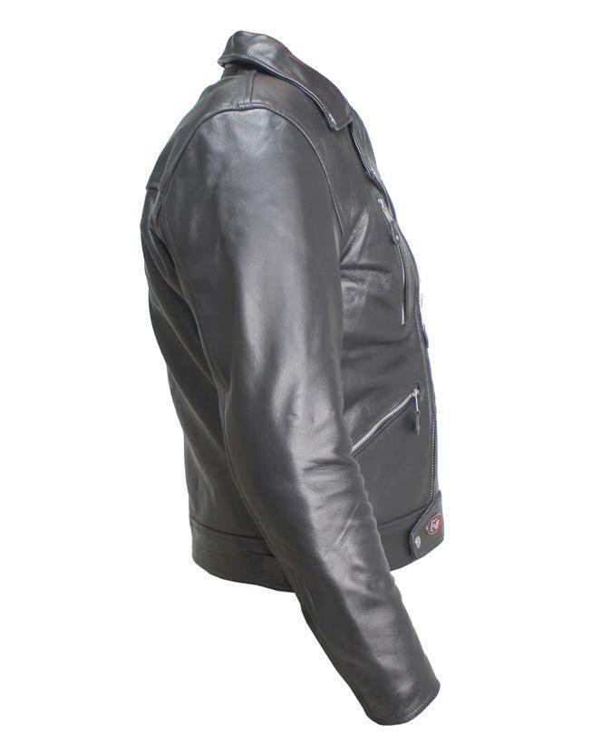 Kurtka Skórzana Vig-16599 Czarna L | ROY23559 - zdjęcie 2