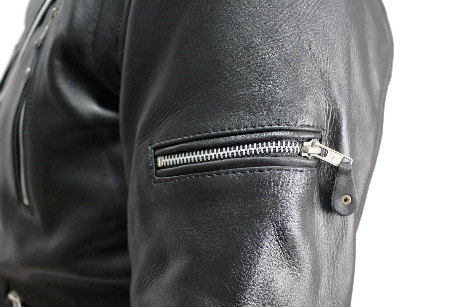 Kurtka Skórzana Vig-16599 Czarna L | ROY23559 - zdjęcie 9