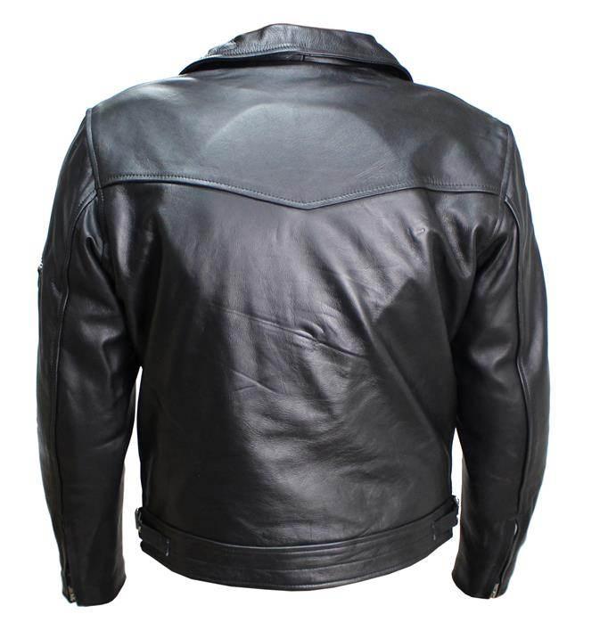 Kurtka Skórzana Vig-16599 Czarna Xl | ROY23560 - zdjęcie 3