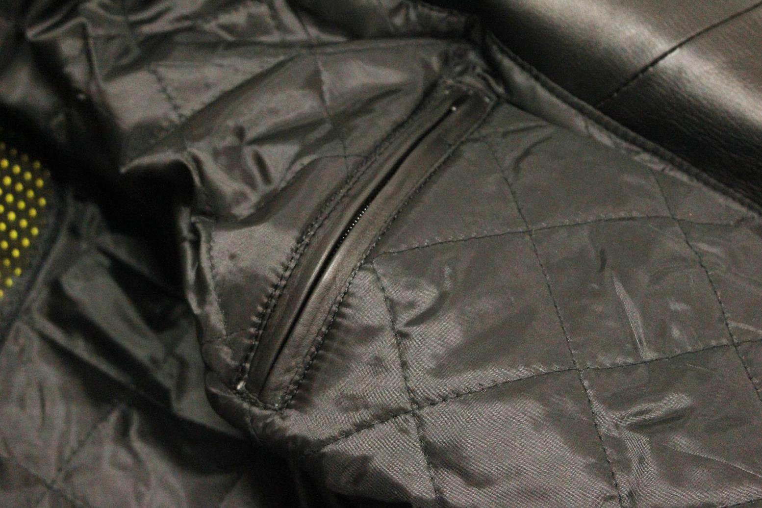 Kurtka Skórzana Vig-16599 Czarna Xxl | ROY23561 - zdjęcie 6