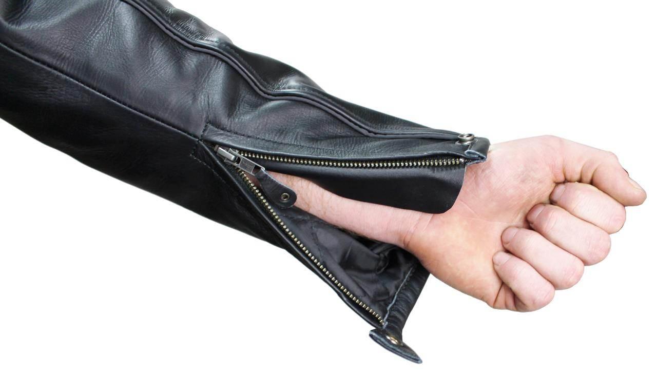 Kurtka Skórzana Vig-16611 Czarna Xl | ROY23571 - zdjęcie 5