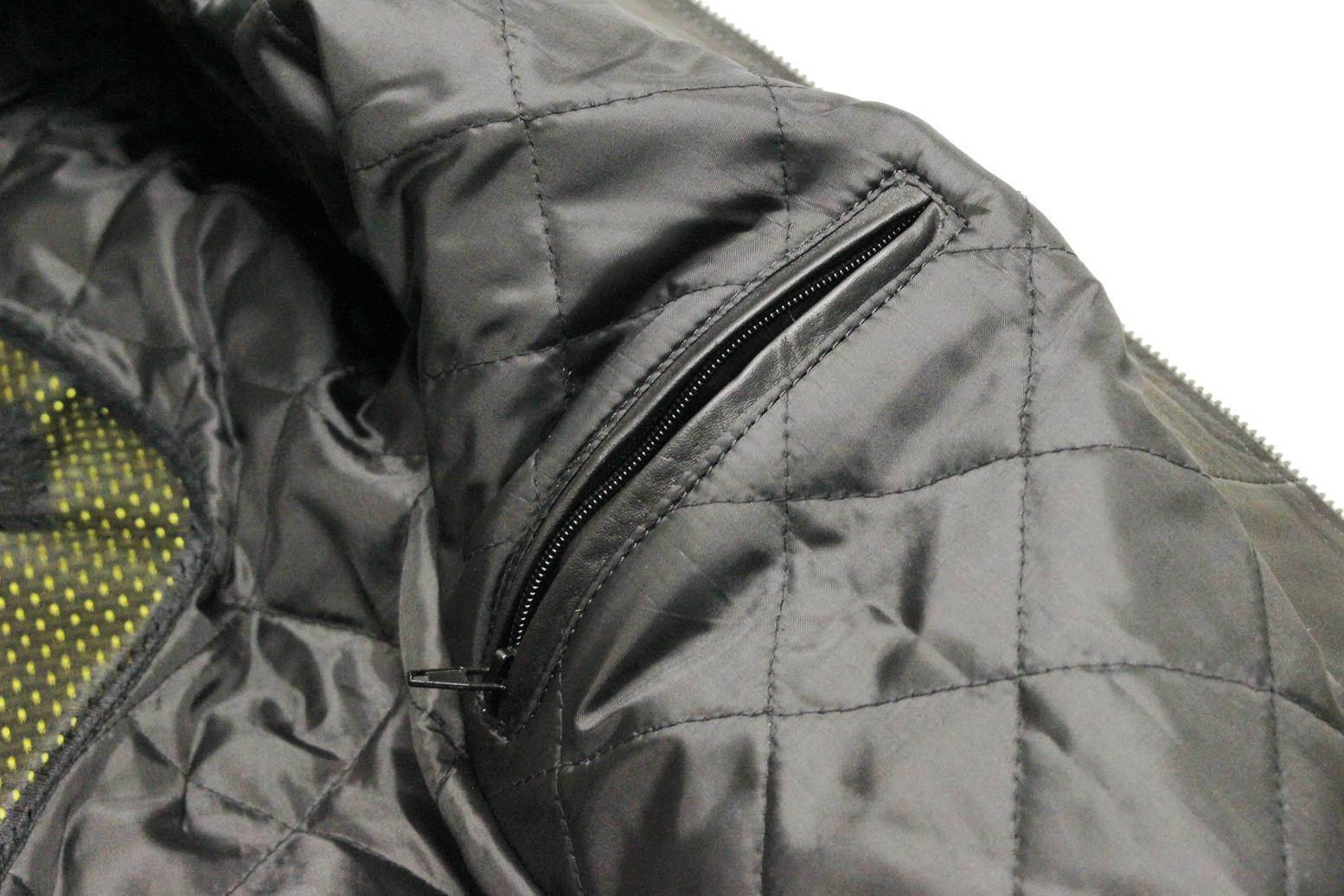 Kurtka Skórzana Vig-16611 Czarna Xl | ROY23571 - zdjęcie 7