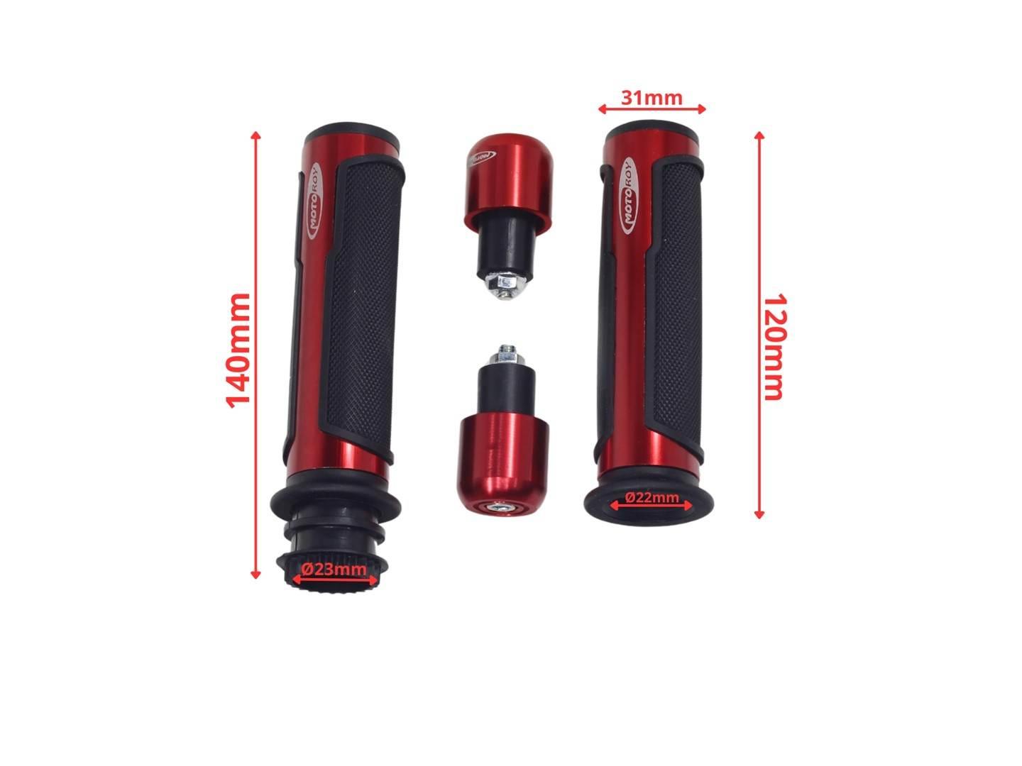 Manetki Kierownicy Cl-013 Czerwone KplSc - zdjęcie 2