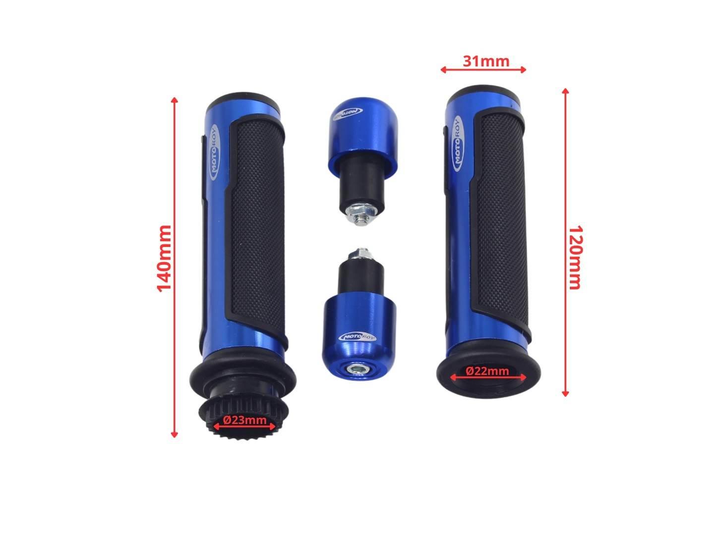 Manetki Kierownicy Cl-013 Niebieskie KplSc - zdjęcie 2