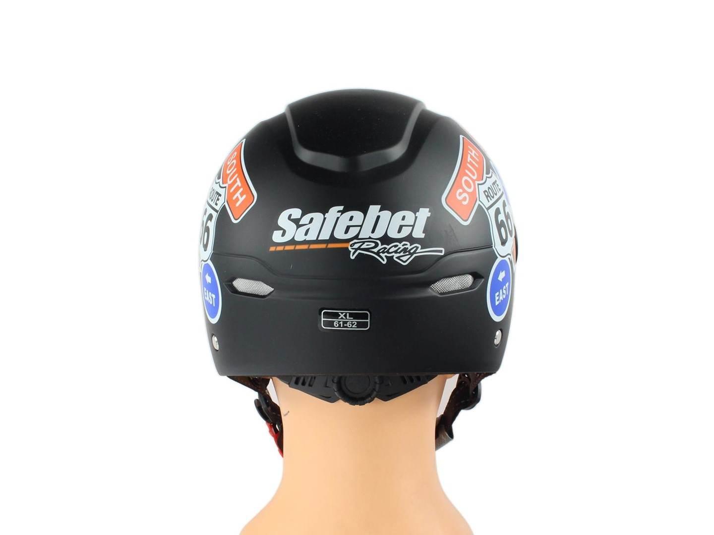 Kask Safebet Hf-333 Flat Black X29 Xl Brak Ece - zdjęcie 3