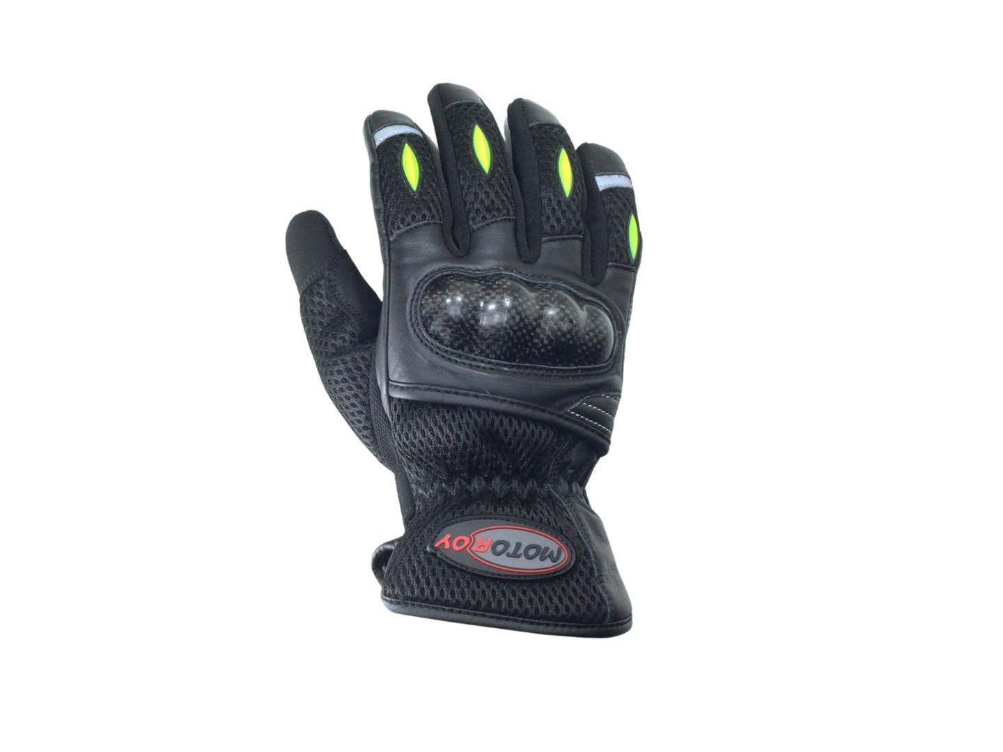 Rękawice Vig-Art-Mrg-008 Czarno-Zielone L - zdjęcie 3