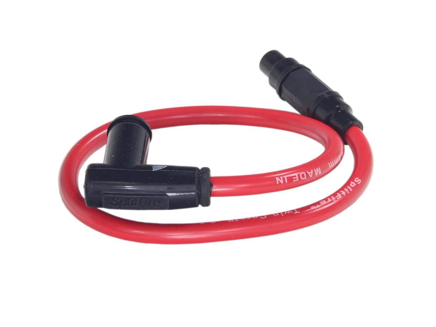 Przewód Wysokiego Napięcia Z Fajką 8.8Mm Silikonowy Splitfire Czerwono-Czar