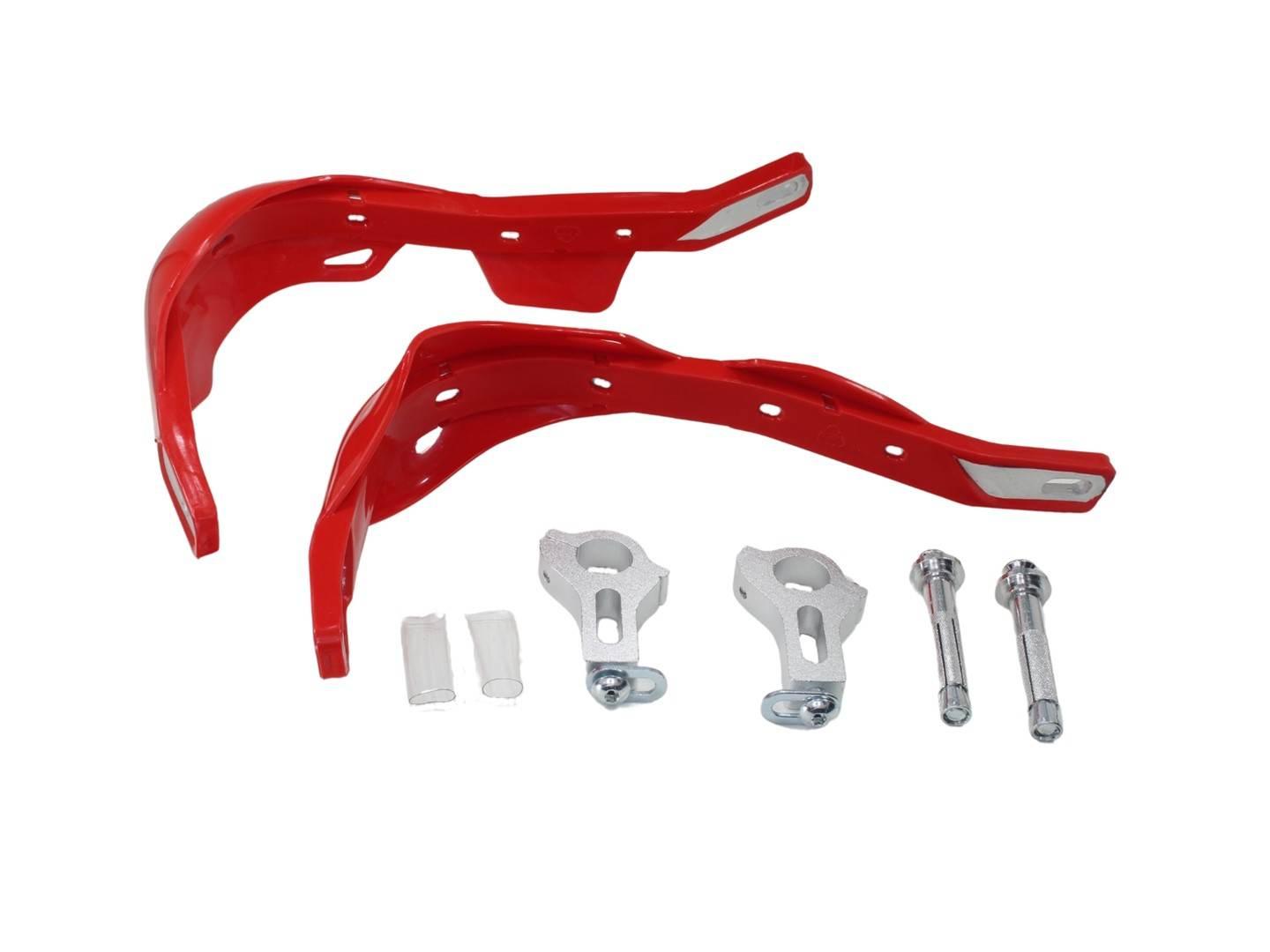 Ochraniacze Dłoni Cross Enduro Czerwone Mod.1 Hb