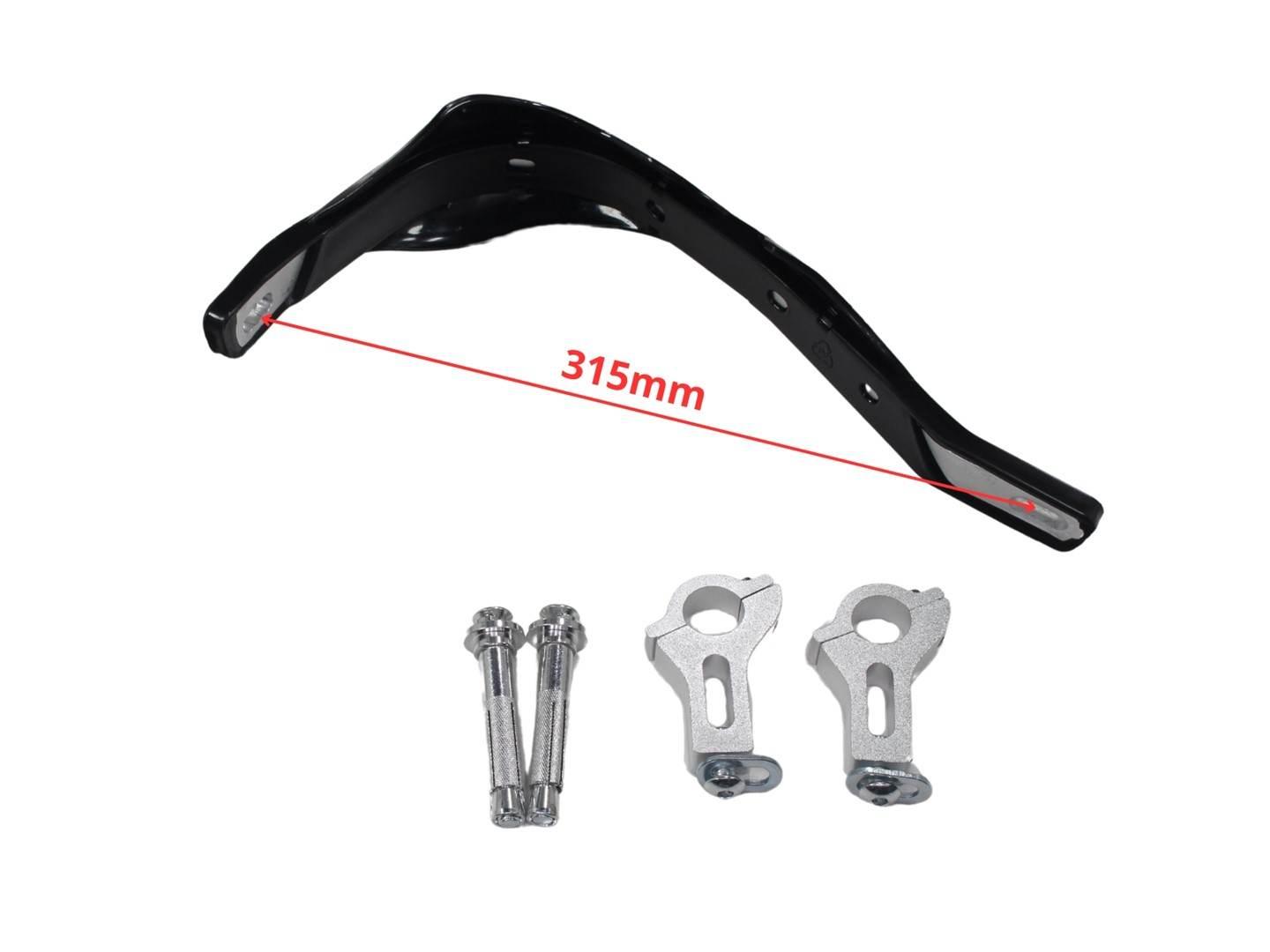 Ochraniacze Dłoni Cross Enduro Czarne Mod.1 Hb - zdjęcie 2