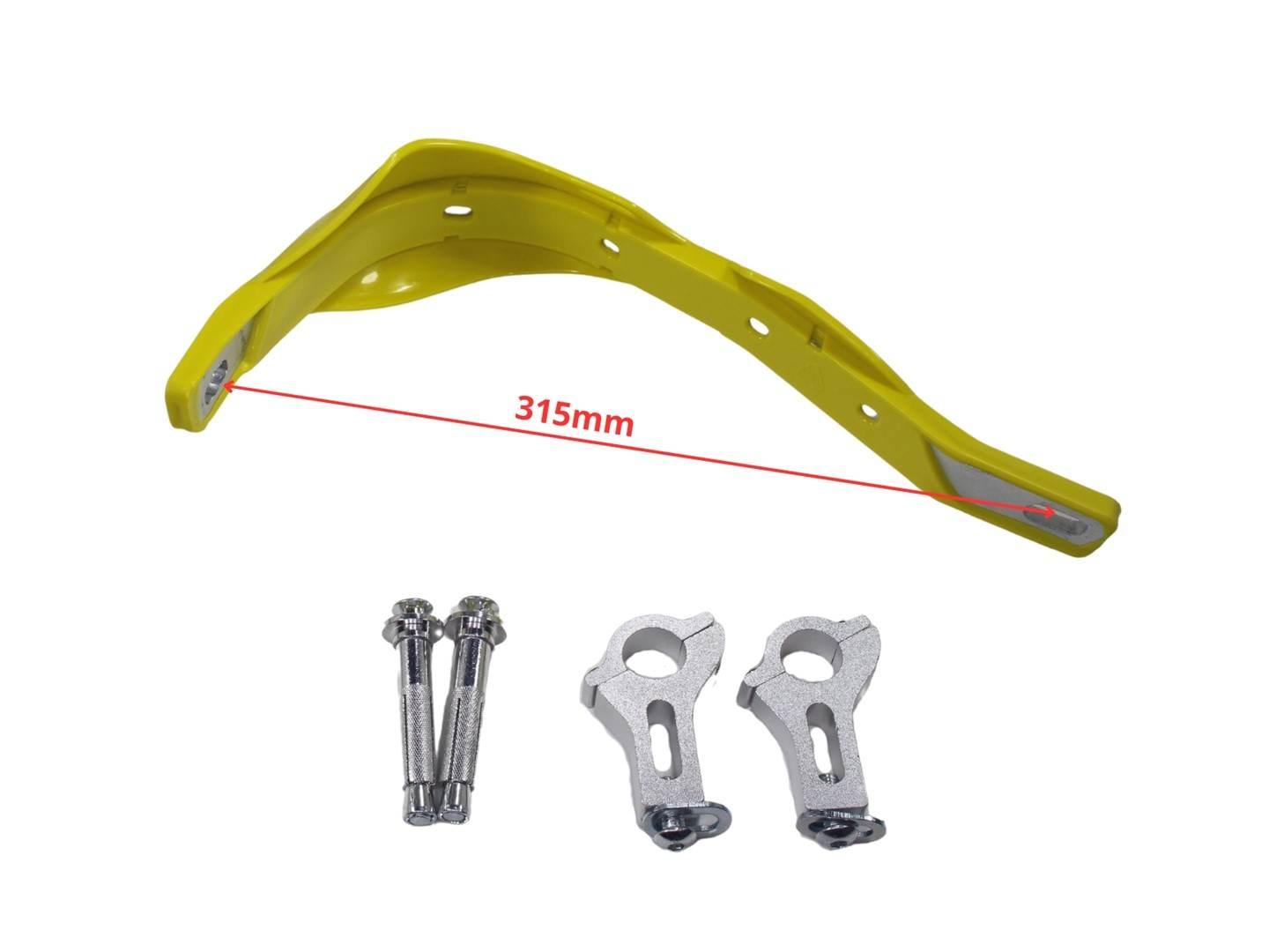 Ochraniacze Dłoni Cross Enduro Żółte Mod.1 Hb - zdjęcie 2