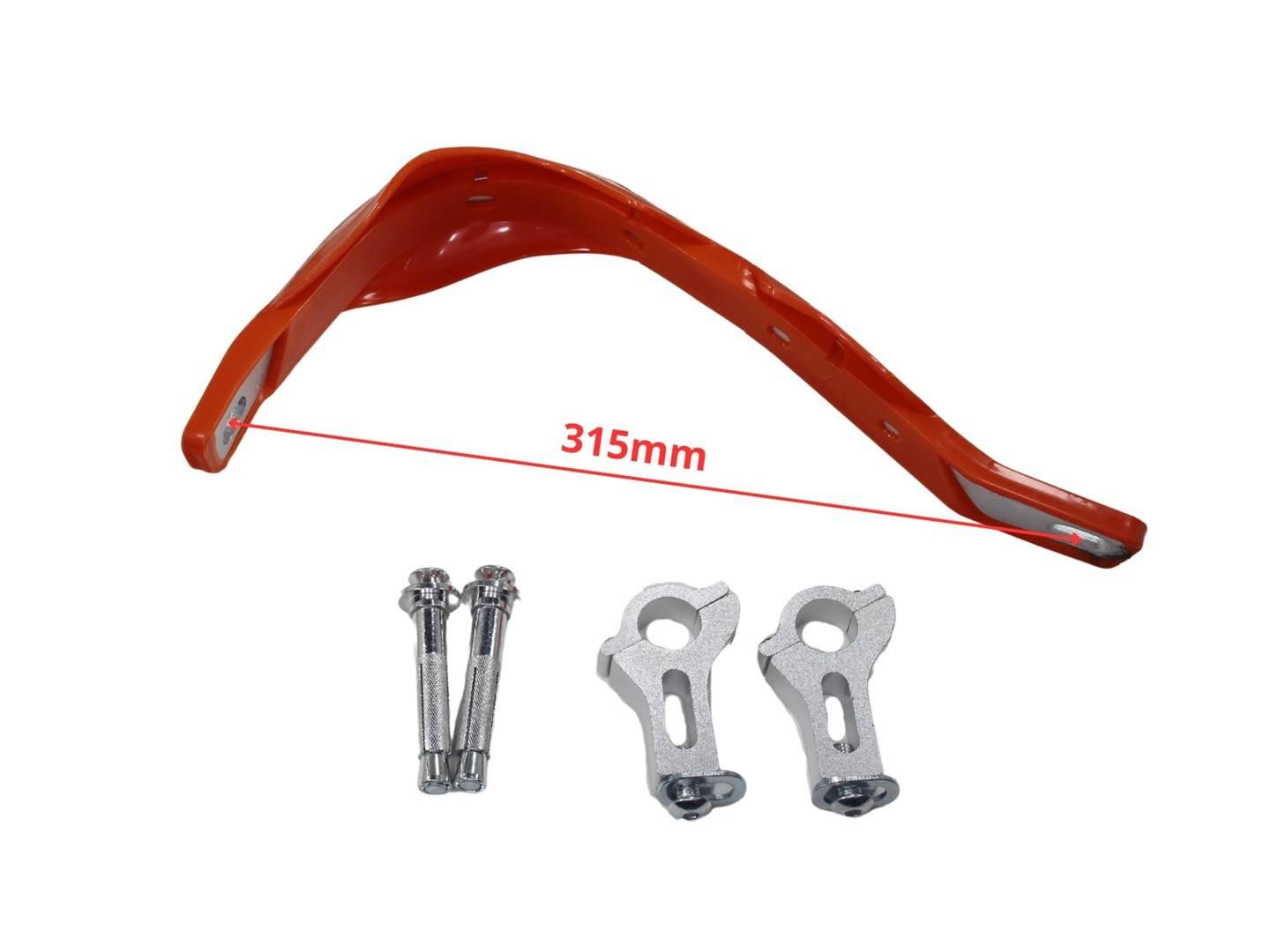 Ochraniacze Dłoni Cross Enduro Pomarańczowe Mod.1 Hb - zdjęcie 2