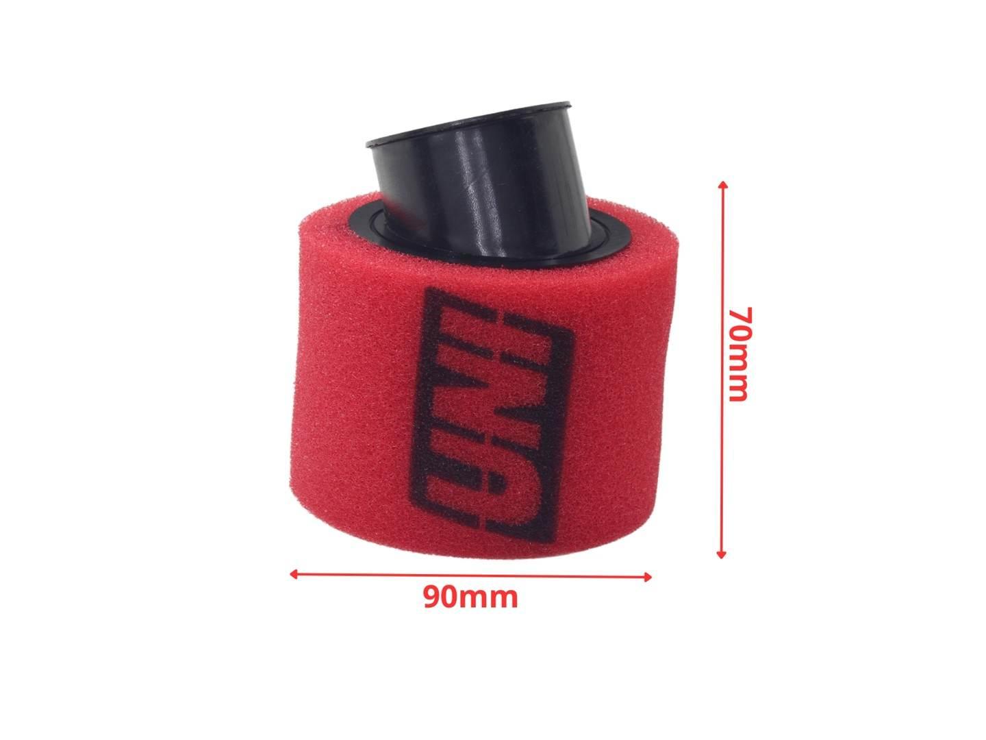 Filtr Powietrza Stożek Gąbkowy Fi 42Mm Kąt 135° Hb - zdjęcie 2