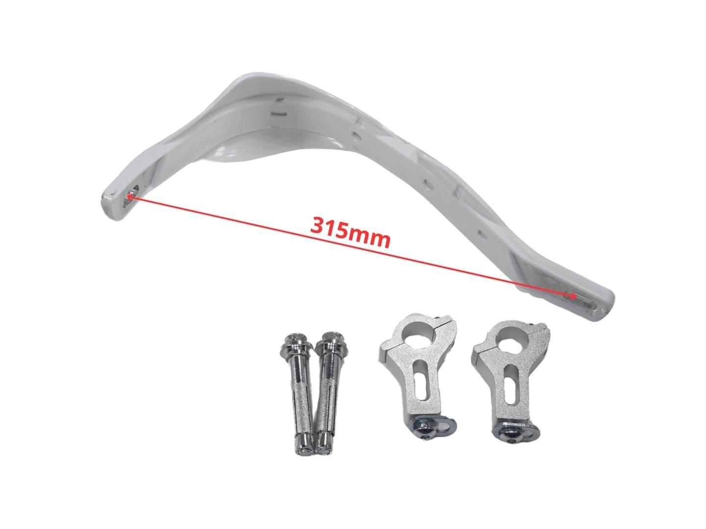 Ochraniacze Dłoni Cross Enduro Białe Mod.1 Hb - zdjęcie 2