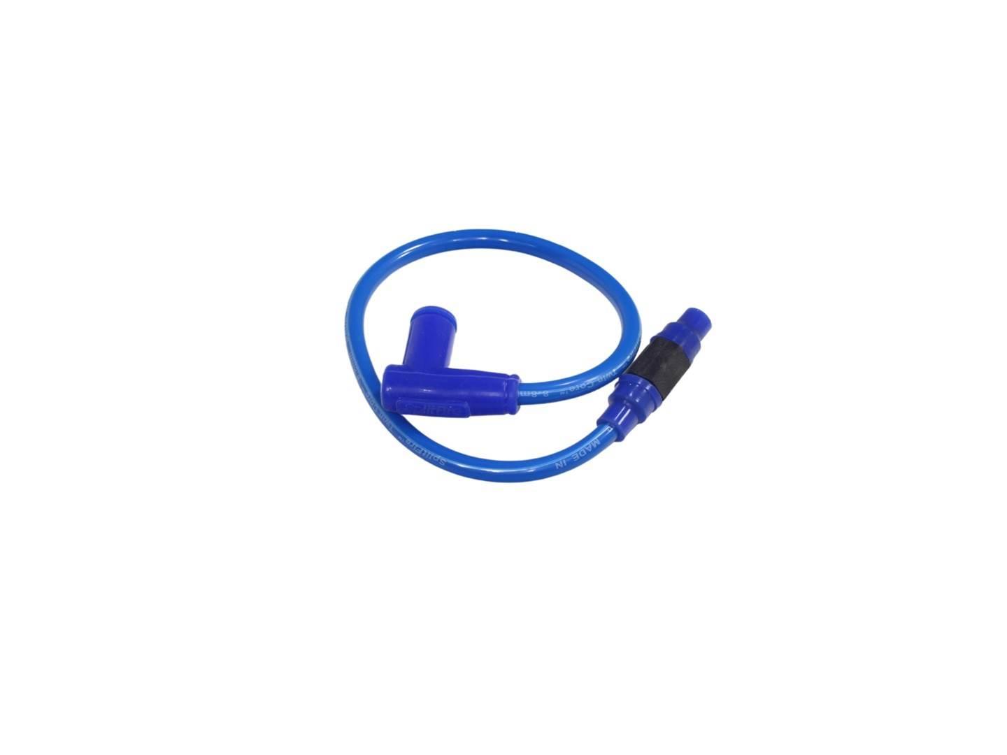 Przewód Wysokiego Napięcia Z Fajką 8.8Mm Silikonowy Splitfire Niebieski Hb