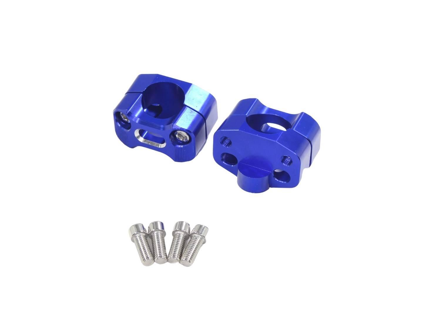 Mocowanie Kierownicy Wieżyczki 28Mm Niebieskie Hb