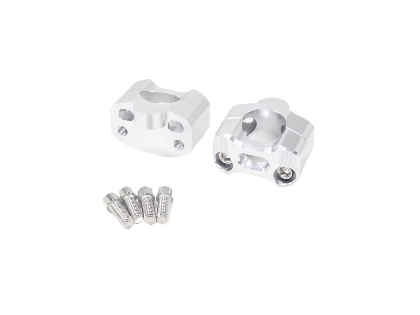 Mocowanie Kierownicy Wieżyczki 28Mm Srebrne Hb