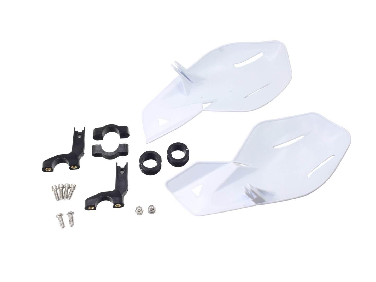 Ochraniacze Dłoni Cross Enduro Białe Mod.3 Hb