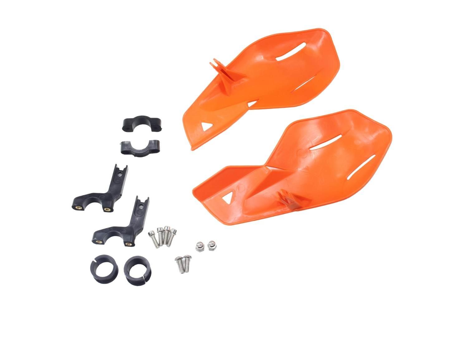 Ochraniacze Dłoni Cross Enduro Pomarańczowe Mod.3 Hb