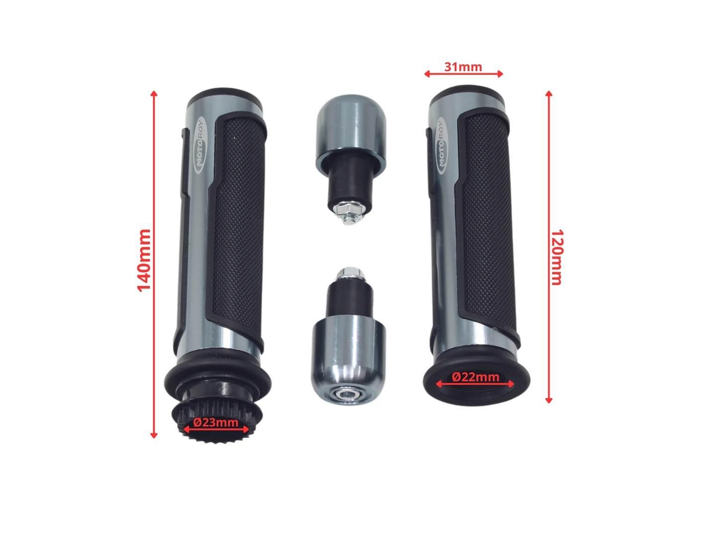 Manetki Kierownicy Cl-013 Grafitowe KplSc - zdjęcie 2