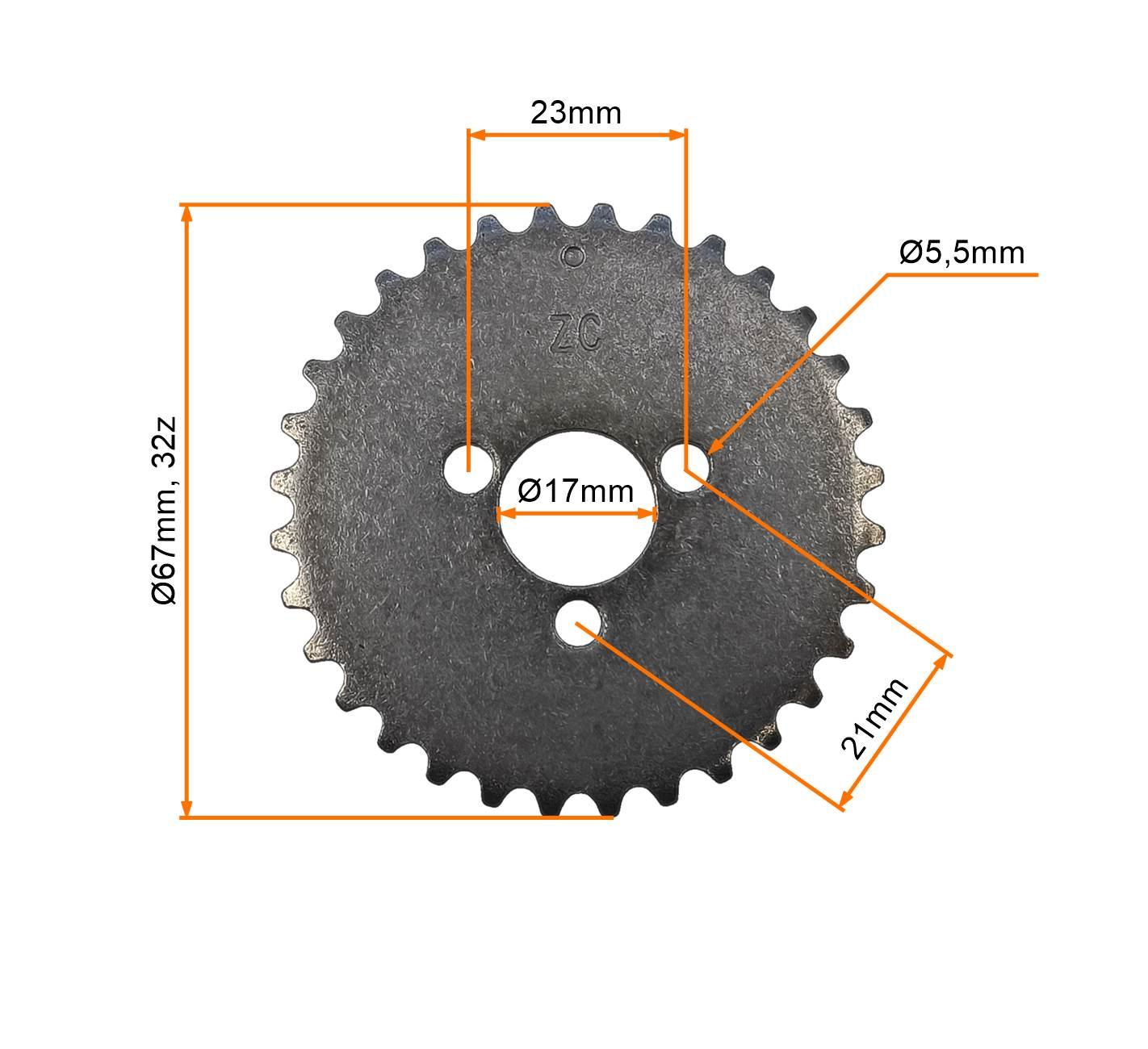 Koło Zębate Wałka Rozrządu Gy6 125ccm MotoGeneric - zdjęcie 3