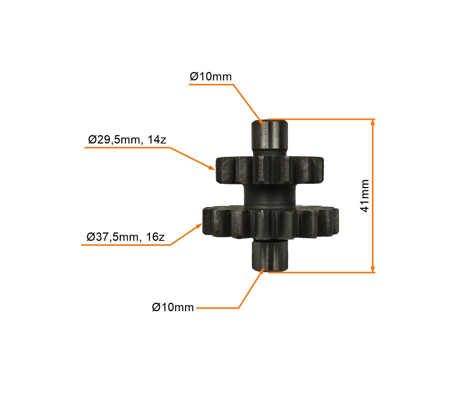 Koło Pośrednie Rozru Elekt Małe Shineray Xy150-17 MotoGeneric - zdjęcie 3