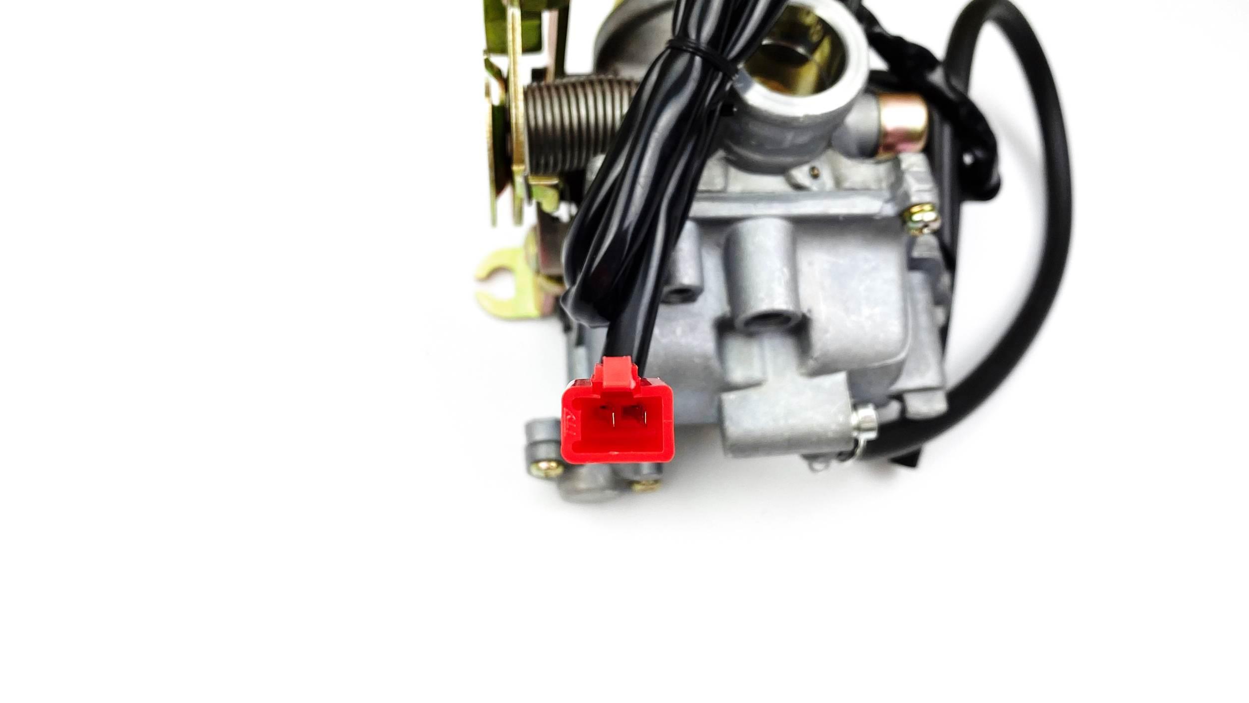 Gaźnik gy6 4t 50ccm pompka metalowa pokrywka anh - zdjęcie 3