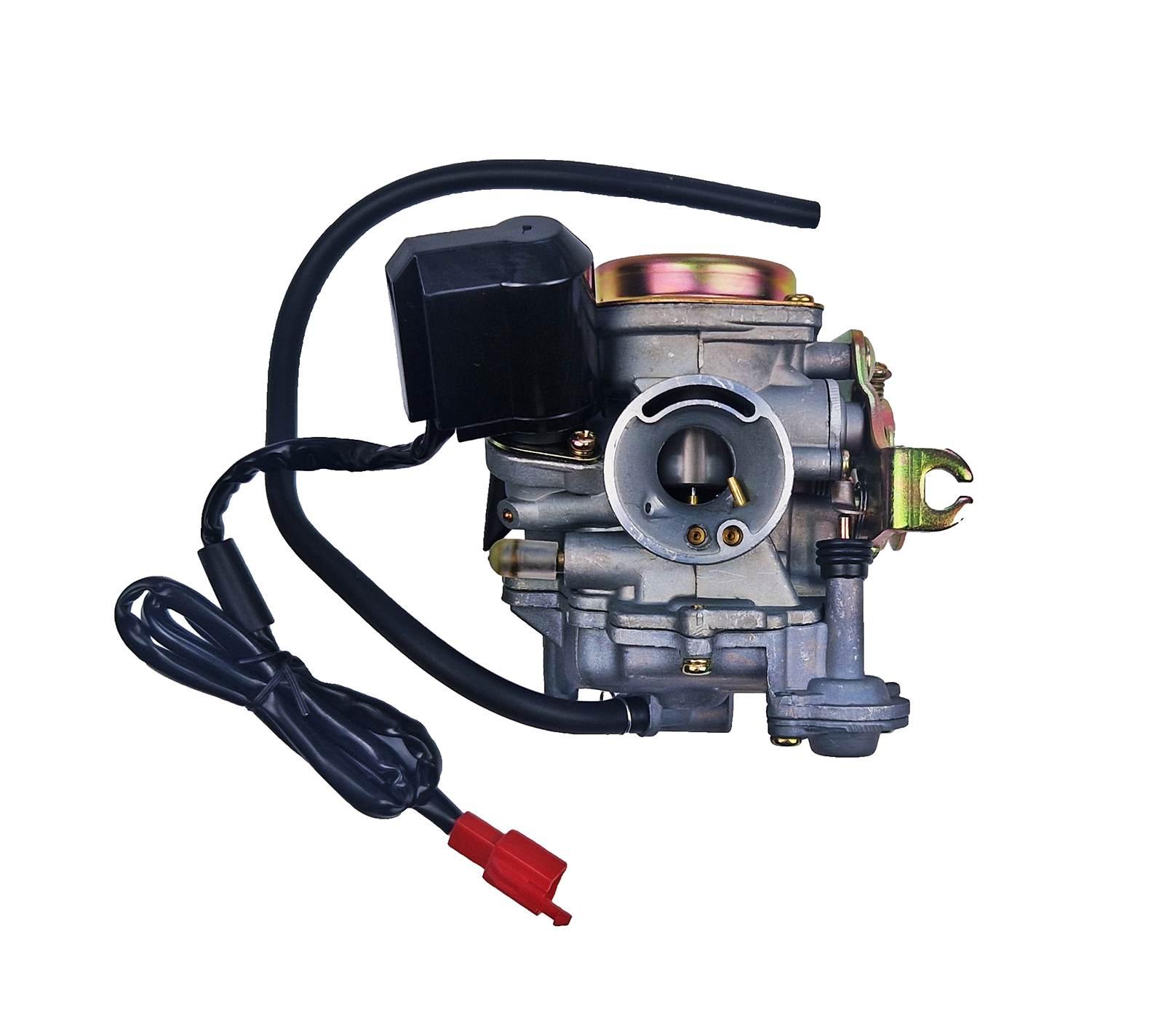 Gaźnik gy6 4t 50ccm pompka metalowa pokrywka anh - zdjęcie 9