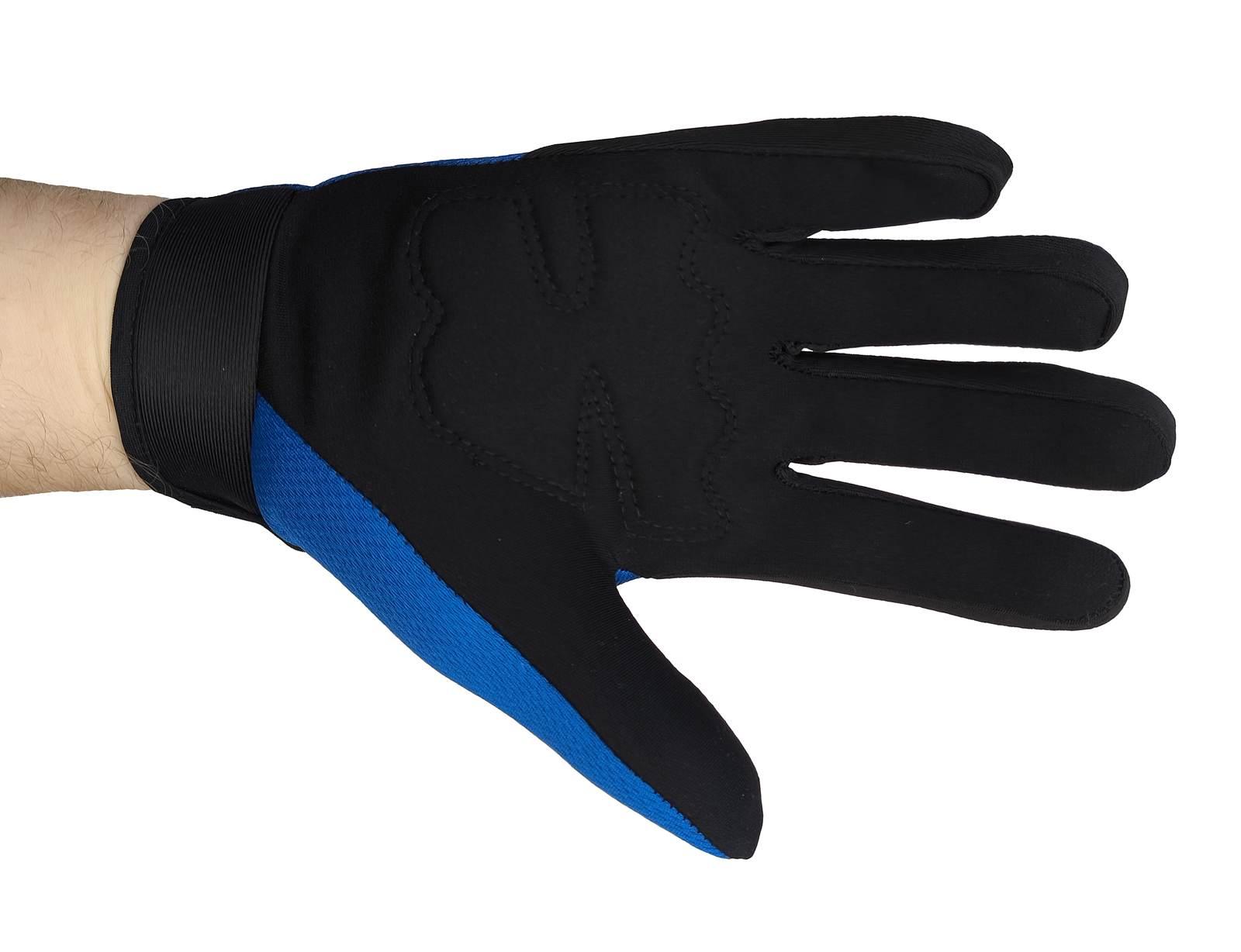 Rękawice Motocyklowe Niebieskie M MotoGeneric - zdjęcie 2