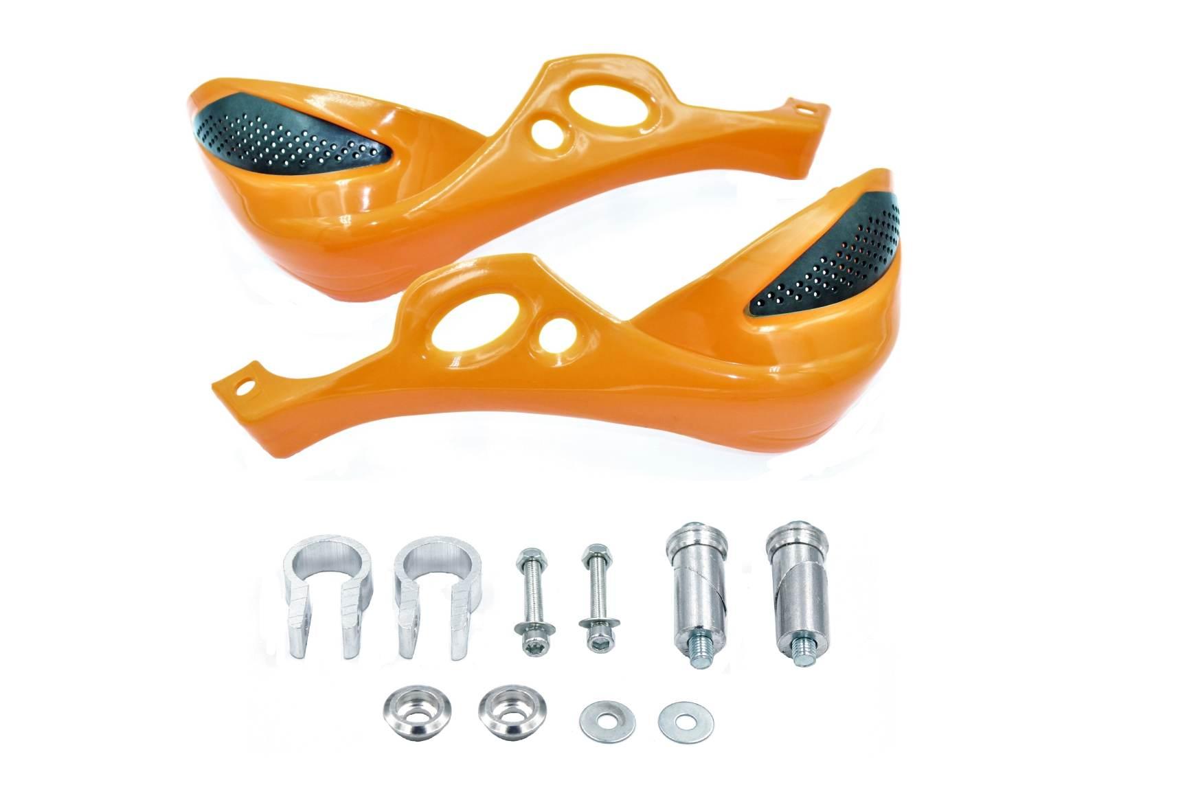 Handbary - pomarańczowe osłony rąk, dłoni enduro cross quad-atv gy6107812-j - zdjęcie 2