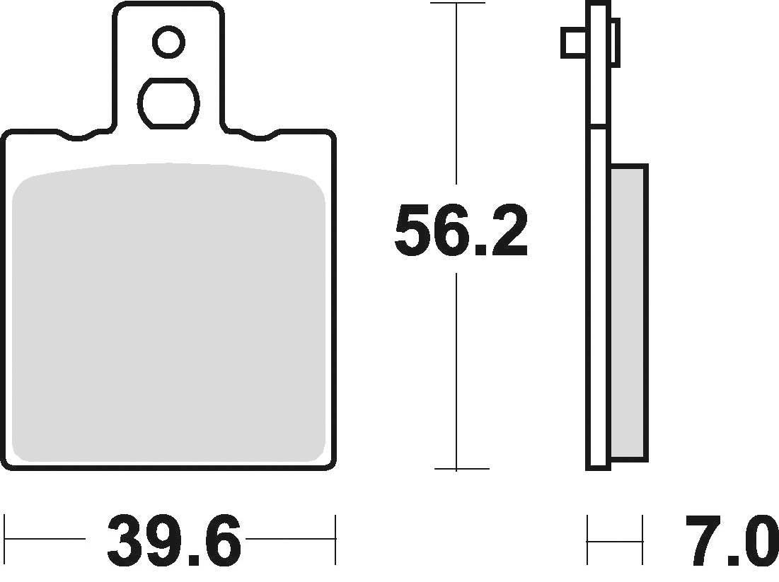 Klocki Hamulcowe Semi Metallic 612sm1 | 612SM1 - zdjęcie 2
